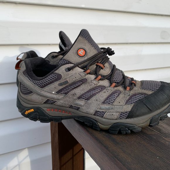 Merrell Men\'s size 11.5 Gray/Black MOAB Vibram Beluga Hiking Shoe main image 7